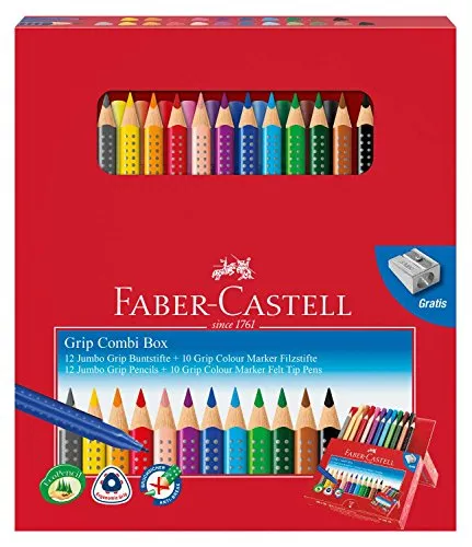 Faber-Castell Jumbo Grip Geschenkbox 22er wasserlöslich