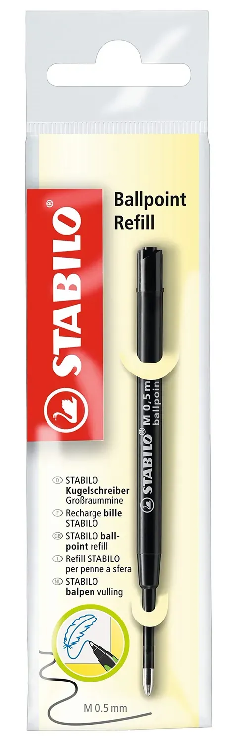STABILO Ballpoint Refill Kugelschreibermine 0,5 mm