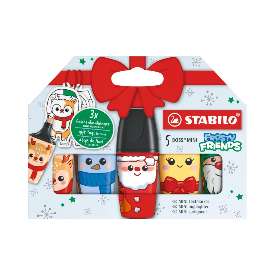 STABILO BOSS MINI Frosty Friends Textmarker