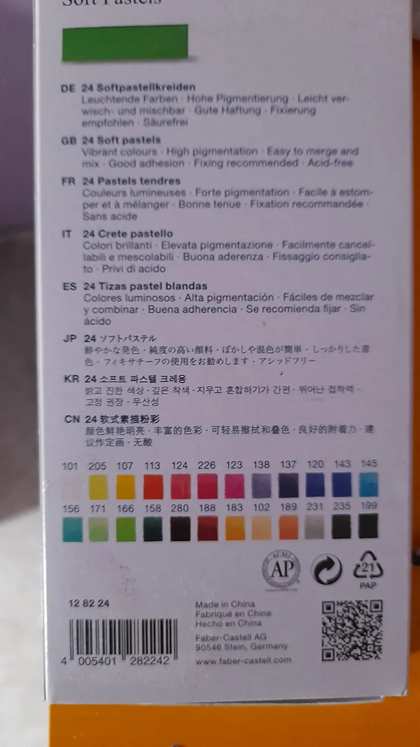 Faber-Castell Mini Softpastellkreide Set Kartonetui deckend