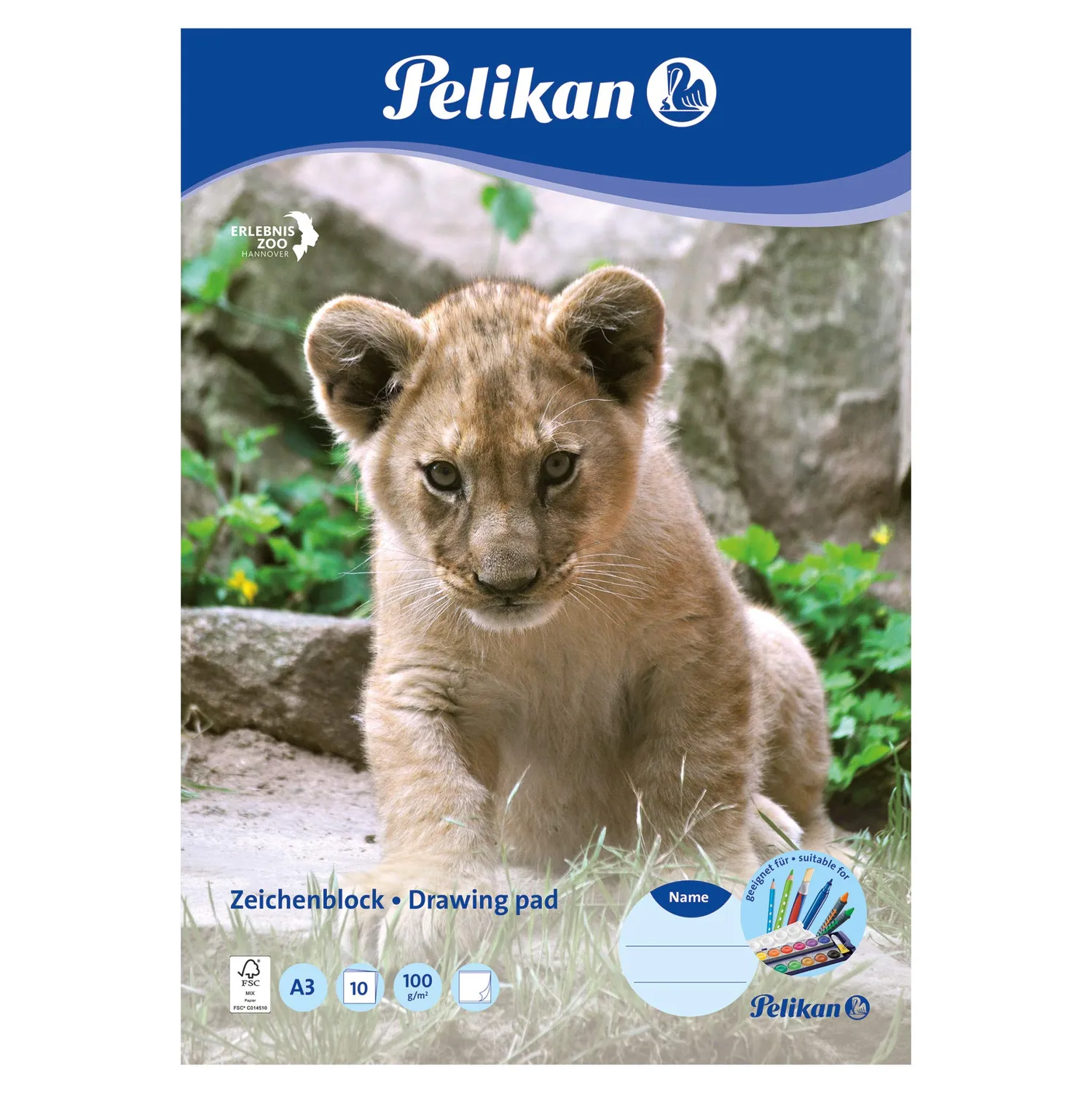 Pelikan Zeichenblock weißes Papier