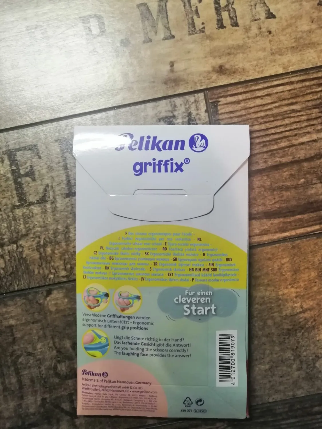 Pelikan griffix Schulschere spitz Rechtshänder