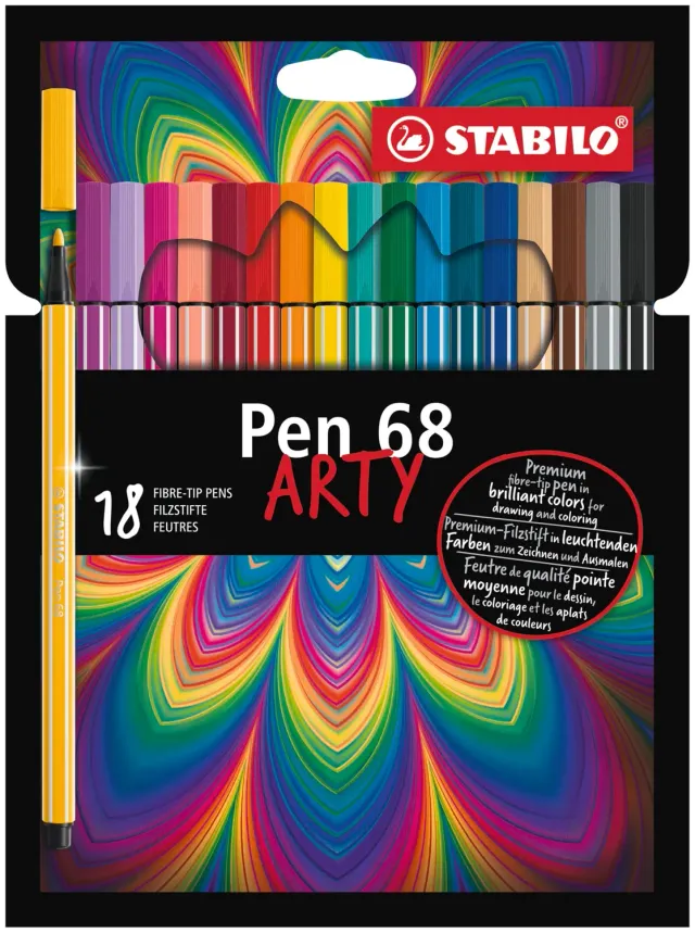 STABILO Pen 68 Filzstift bunt