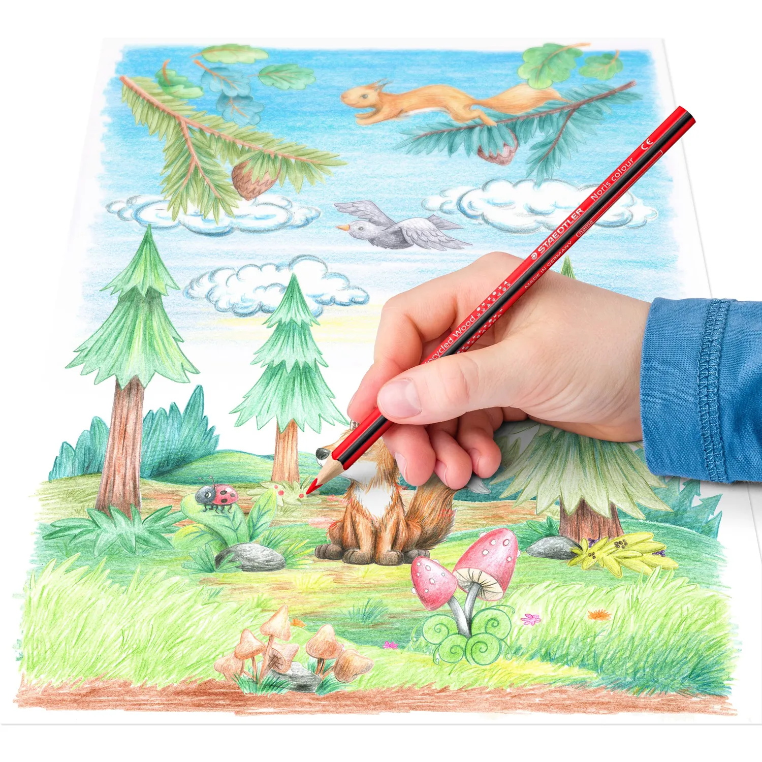 STAEDTLER Noris colour 187 Buntstifte Dreikant
