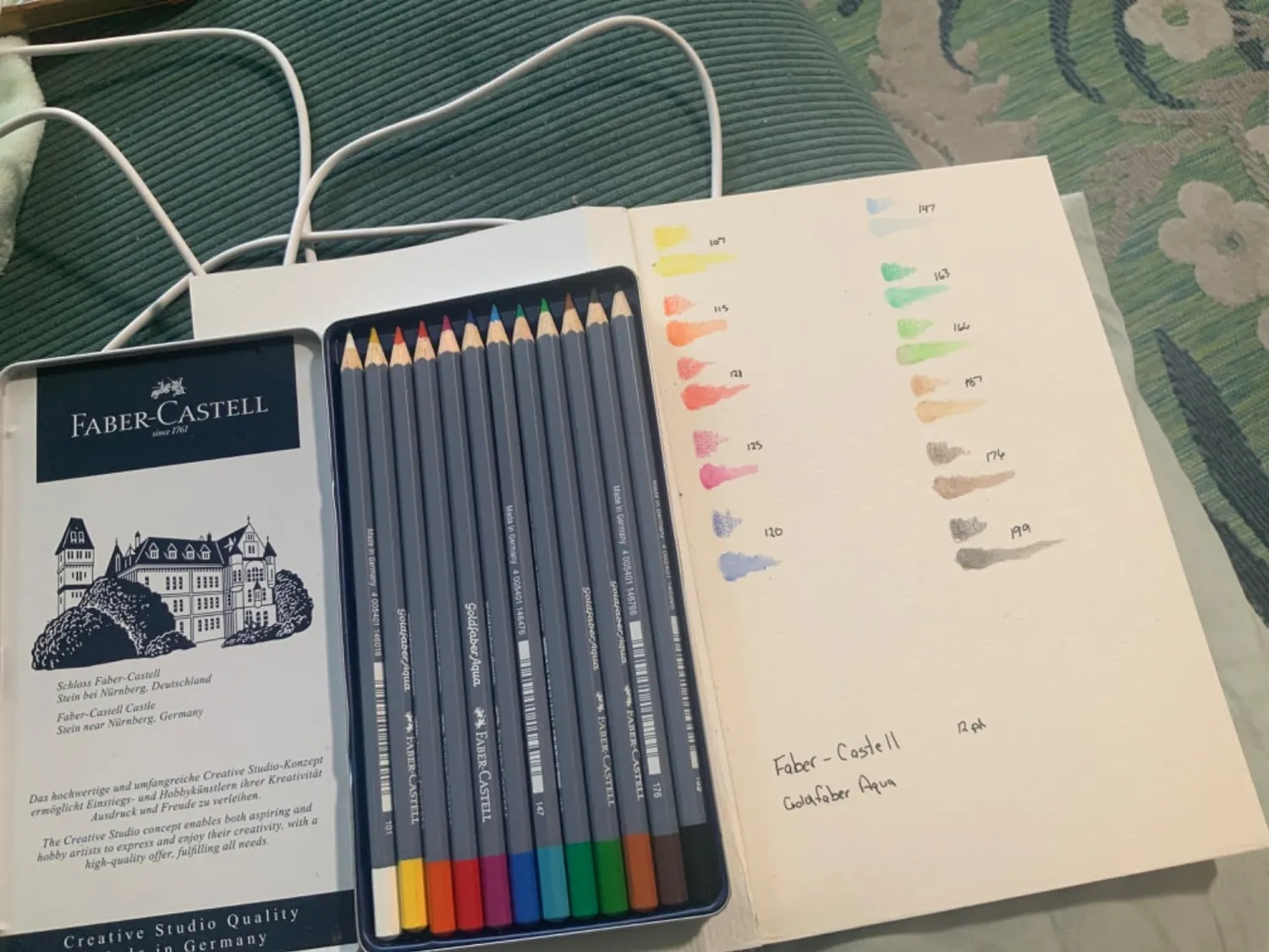 Faber-Castell Goldfaber Aqua Aquarellstift Metalletui