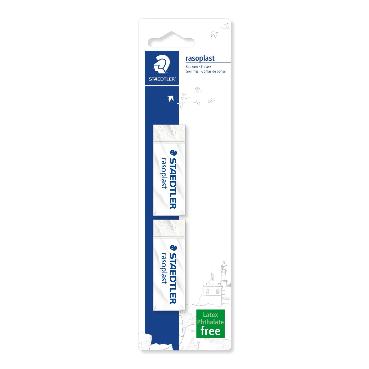 Staedtler Rasoplast 526 Radierer weiß phthalatfrei