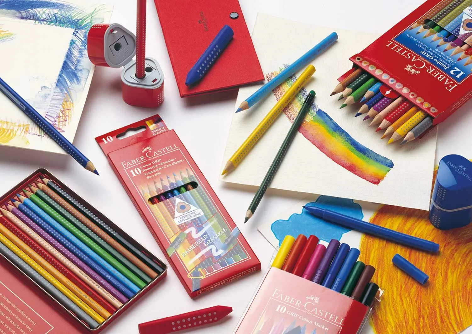 Faber-Castell Jumbo Grip Geschenkbox 22er wasserlöslich