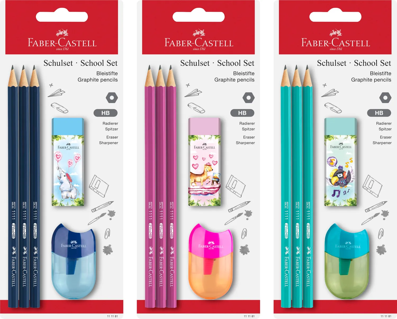 Faber-Castell Exam Schul-Set mit Bleistiften