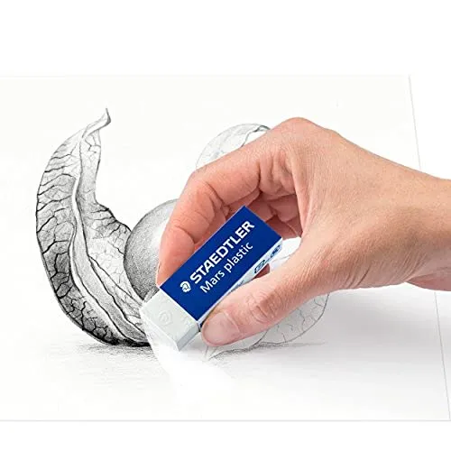 STAEDTLER 526 50 Mars plastic Radierer weiß 2 Stück