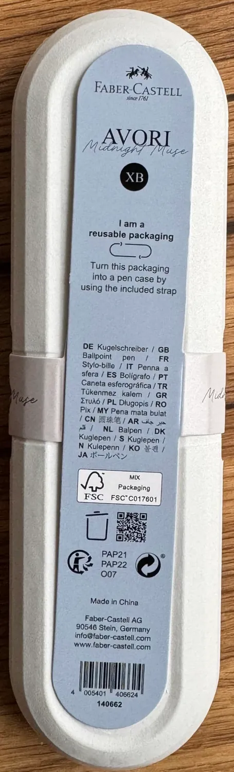 Faber-Castell Avori Inner Fire XB Kugelschreiber recycelt