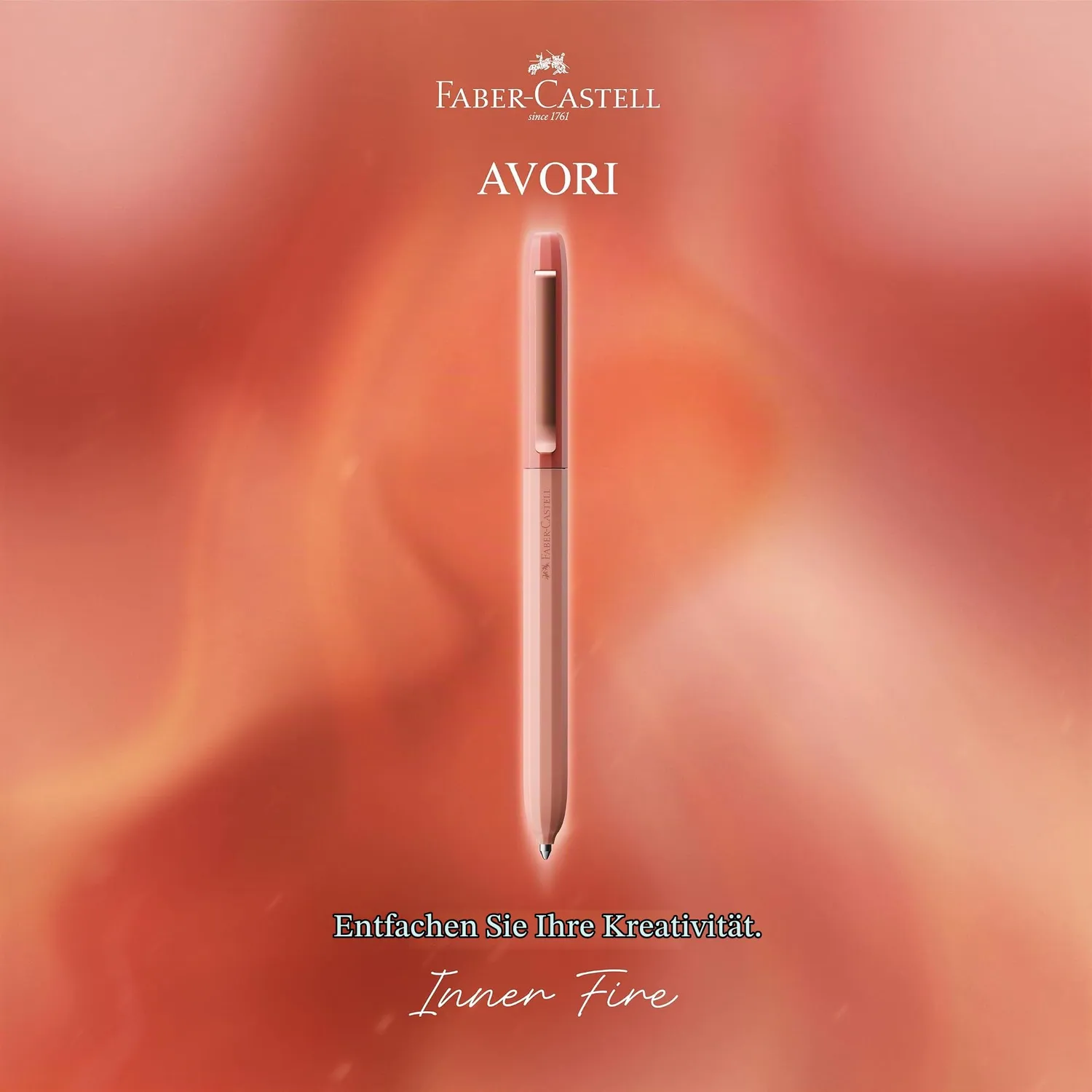 Faber-Castell Avori Inner Fire XB Kugelschreiber recycelt