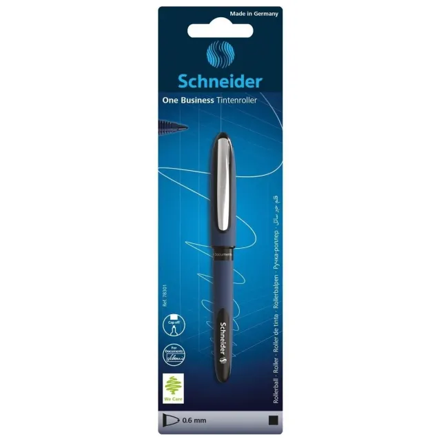 Schneider One Business 78301 Tintenroller schwarz 0,6 mm