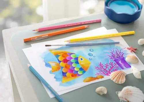 Faber-Castell Aquarell Buntstifte mit Pinsel wasservermalbar