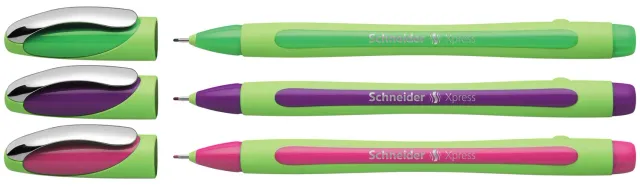Schneider Xpress 190095 Fineliner 3er-Etui sortiert dokumentenecht