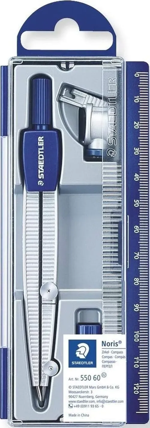 STAEDTLER Noris 550 Schulzirkel-Set Schnellverstellung
