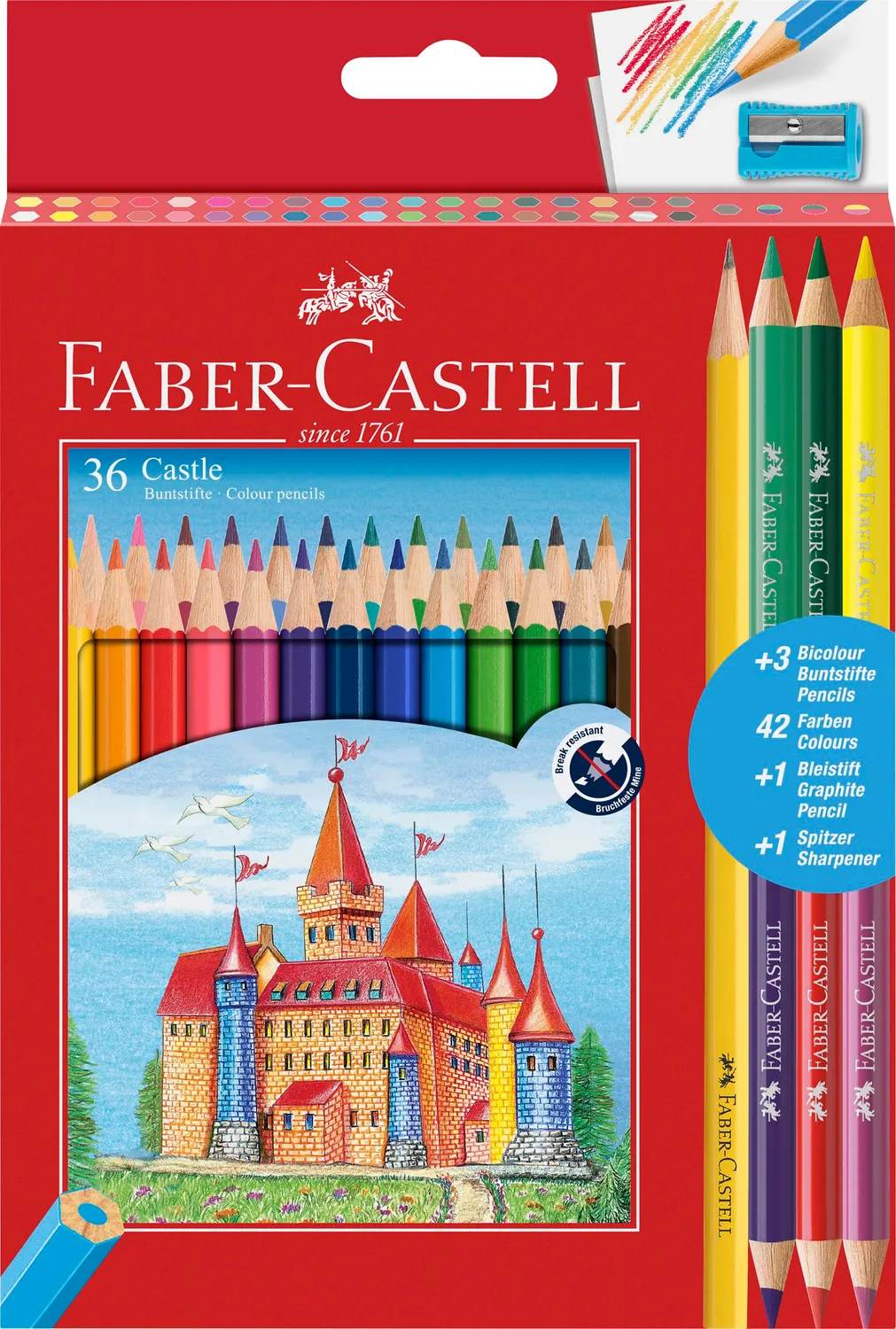 Faber-Castell Classic Colour Buntstifte Set sechskant