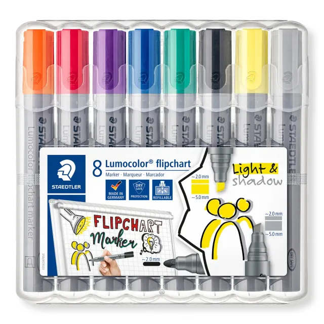 STAEDTLER Lumocolor 356 Flipchartmarker Box 2,0 mm