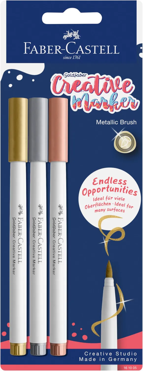 Faber-Castell Goldfaber Creative Marker Filzstifte 6 Stück
