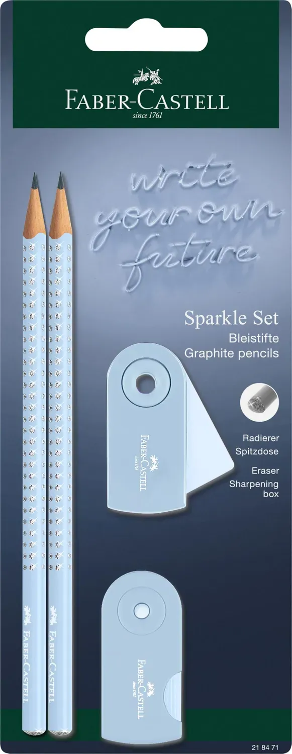 Faber-Castell Sparkle Bleistift-Set 4-teilig B