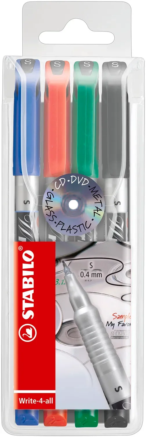 STABILO Write-4-all Permanent-Marker wasserfest