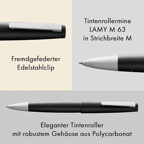 LAMY 2000 Tintenroller M strichmattiert