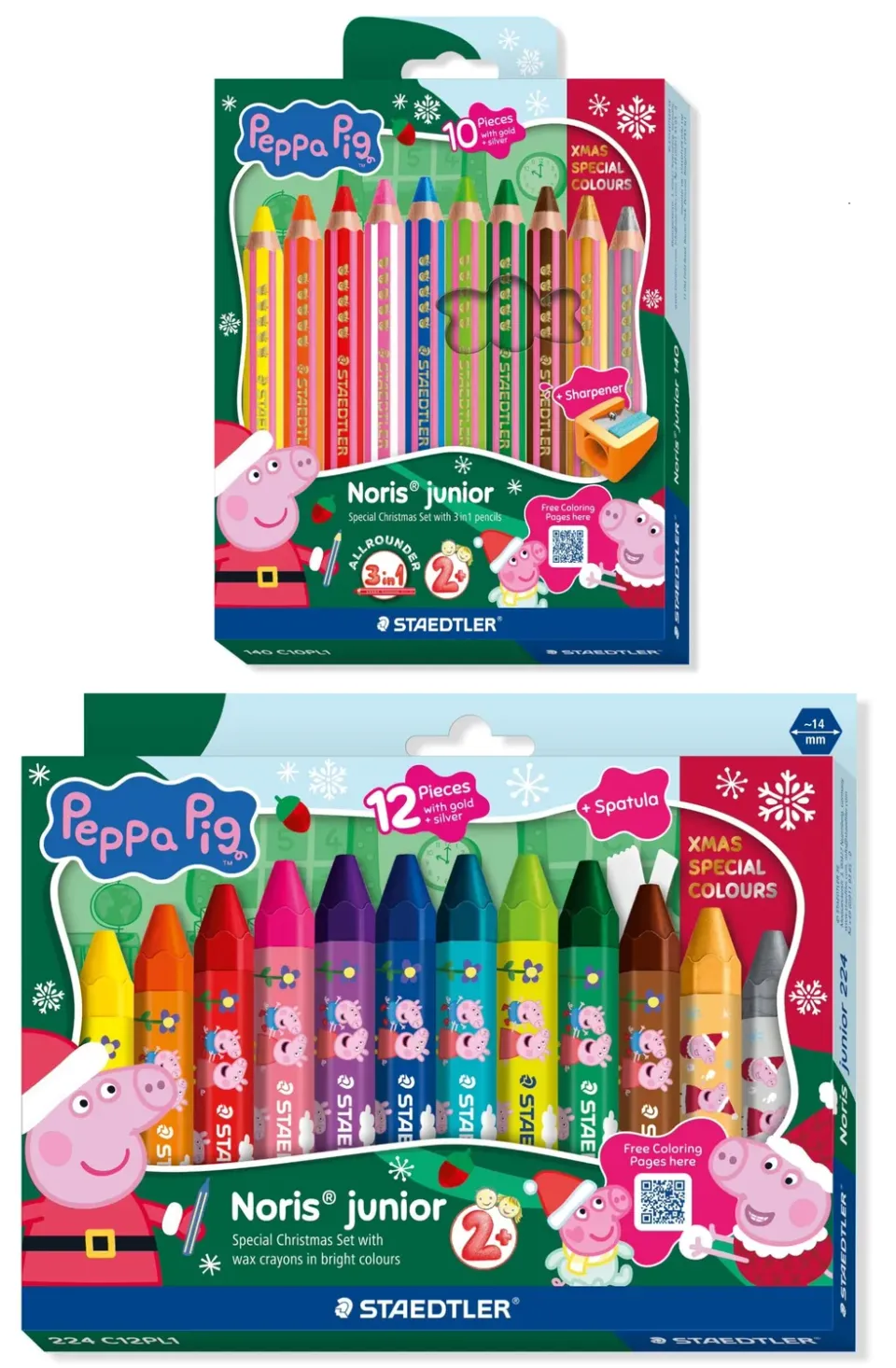STAEDTLER Peppa Wutz Weihnachtsset Malset