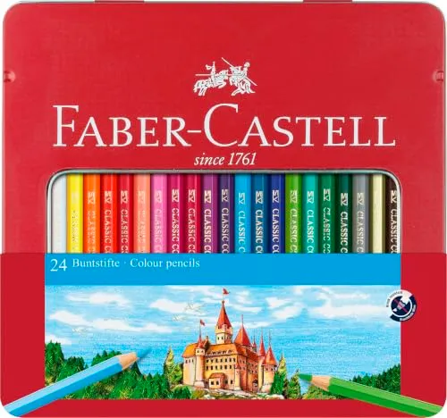 Faber-Castell Hexagonal Buntstift Metalletui