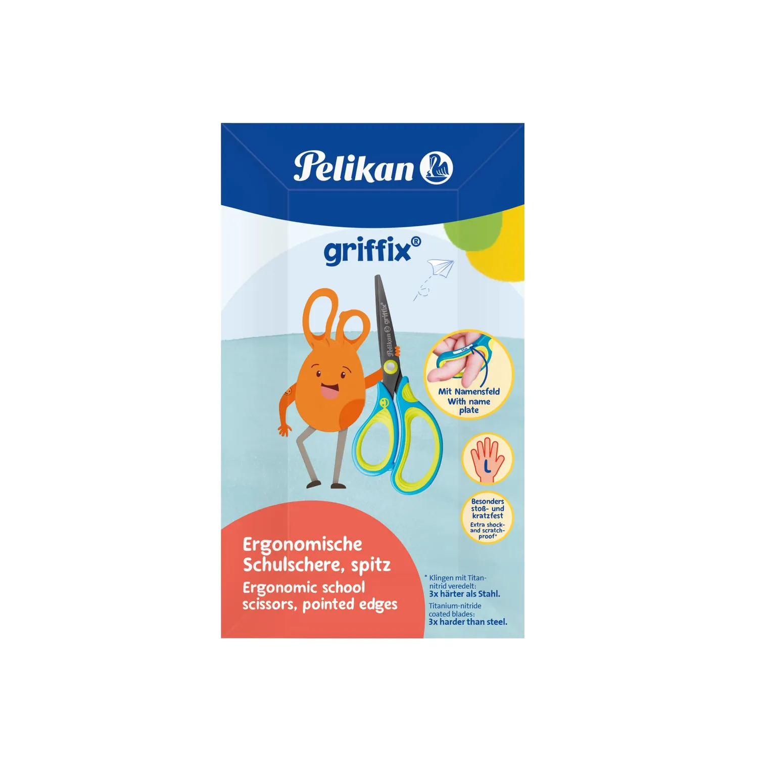 Pelikan griffix Schulschere Linkshänder griffig