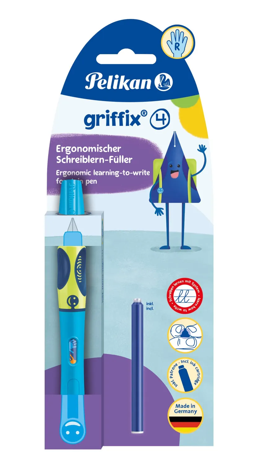 Pelikan griffix Schreiblern-Füller mit Edelstahlfeder