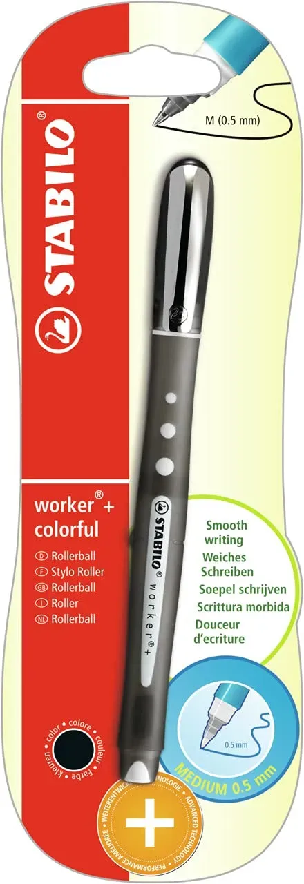 STABILO worker+ colorful Tintenroller medium