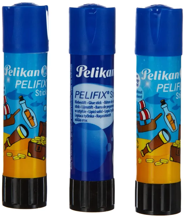 Pelikan Pelifix Klebestift 3x10 g im Trend-Design