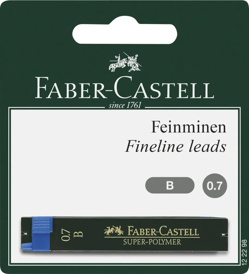 FABER-CASTELL Super Polymer 122298 Feinmine B 0,7 mm