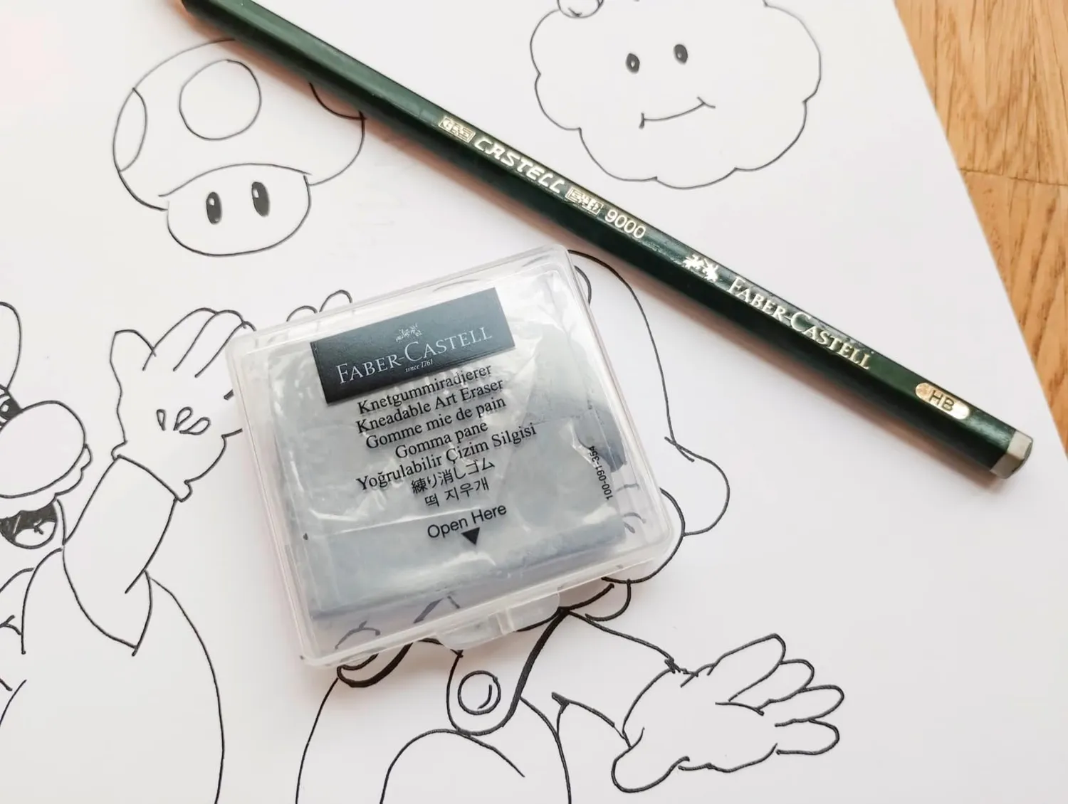 Faber-Castell Art Eraser Knetradierer grau