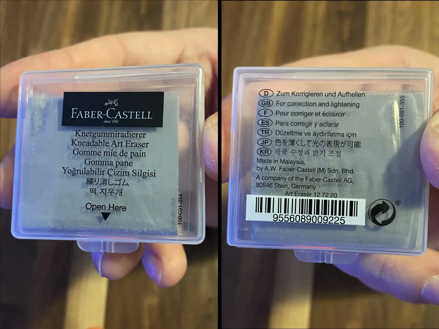 Faber-Castell Art Eraser Knetradierer grau