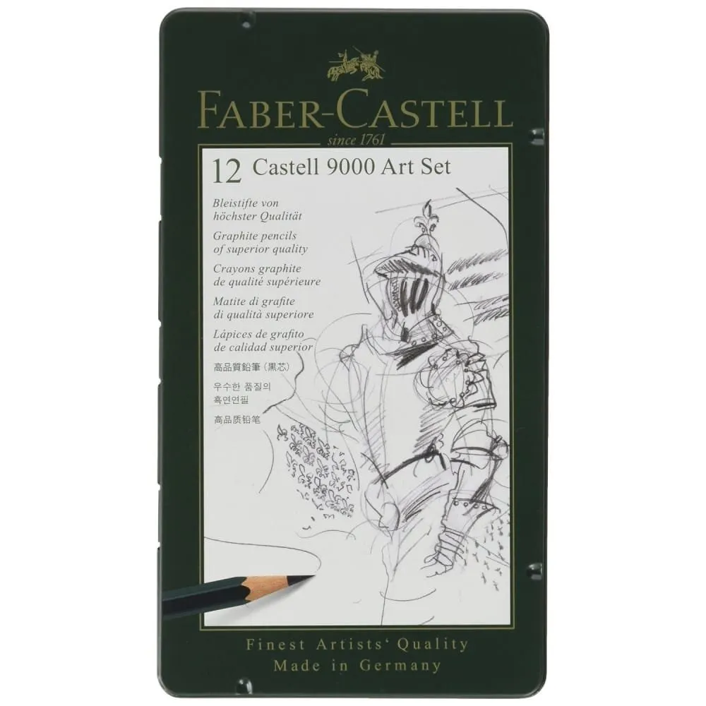 Faber-Castell Castell 9000 Bleistift-Set Metalletui