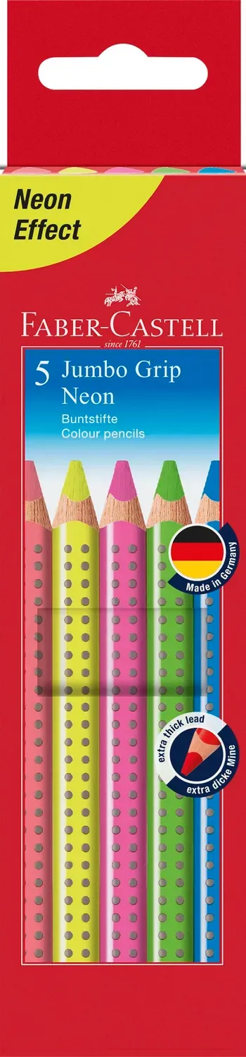 Faber-Castell Jumbo Grip Buntstifte Dreikant deckend