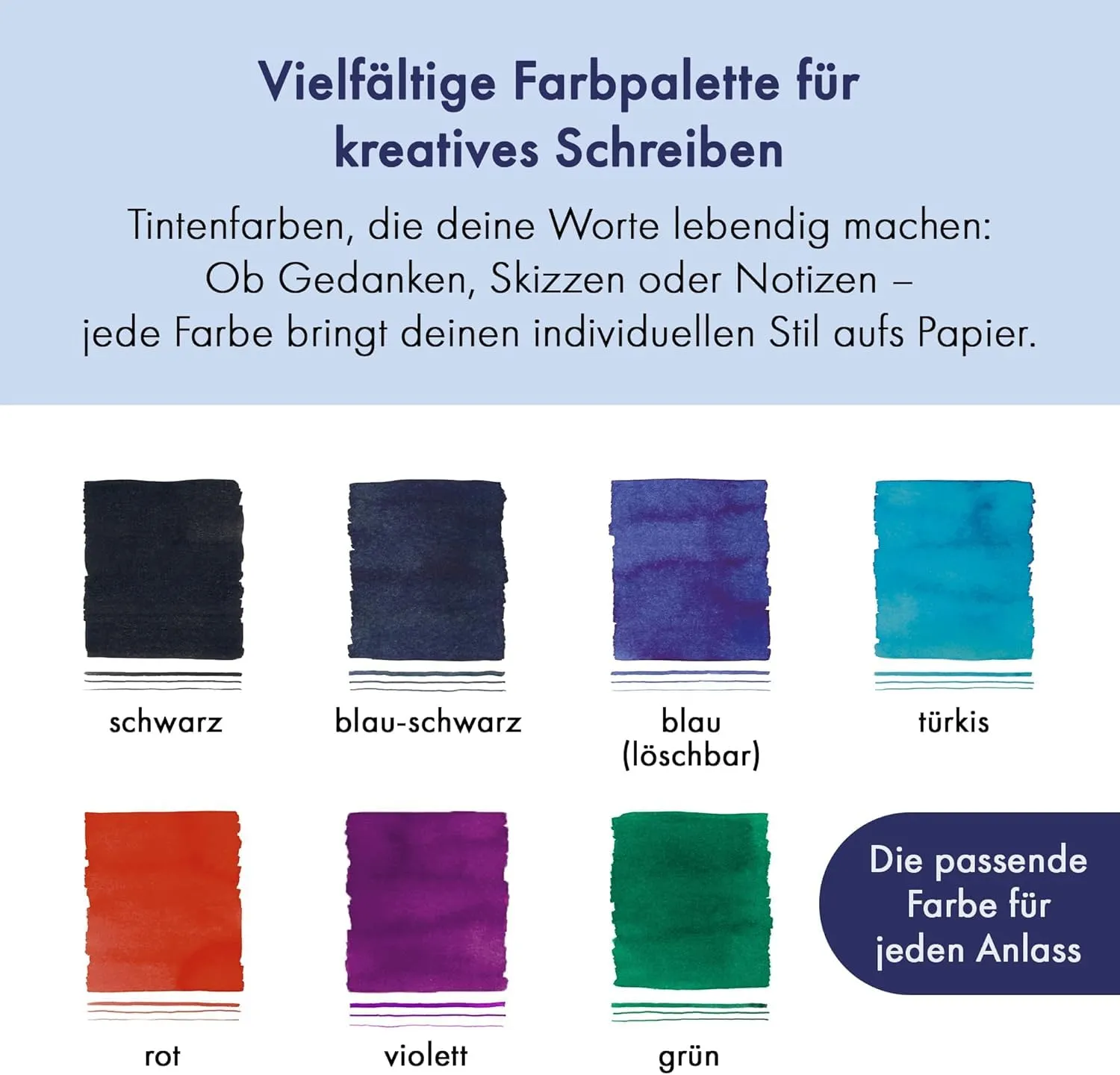 Lamy T10 Tintenpatronen blau-schwarz Großraum