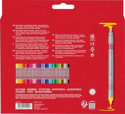 Faber-Castell Doppelfasermaler Filzstifte 40er Set