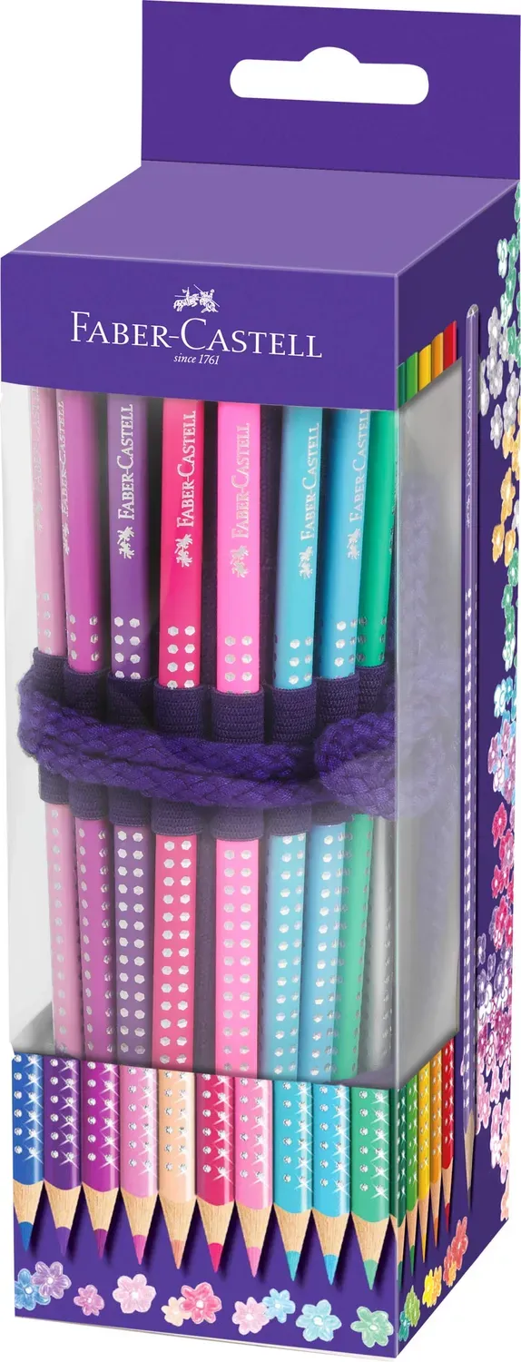 Faber-Castell Sparkle Buntstifte 21er-Set mit Stifterolle