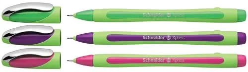 Schneider Xpress 190095 Fineliner 3er-Etui sortiert dokumentenecht