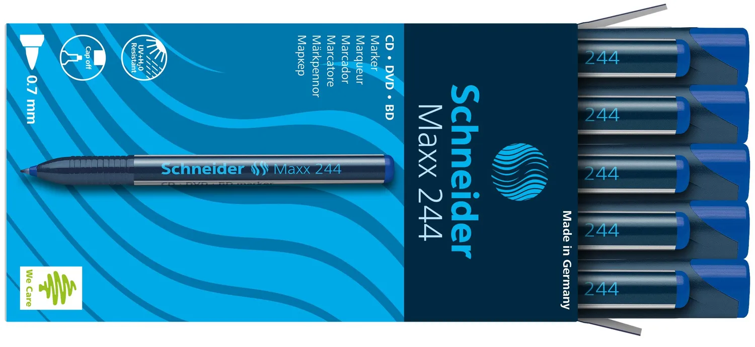 Schneider Maxx 244 CD-Marker 10er Pack 0,7 mm