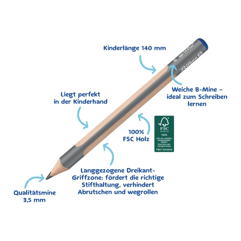 Pelikan griffix Bleistift B Dreikant weich