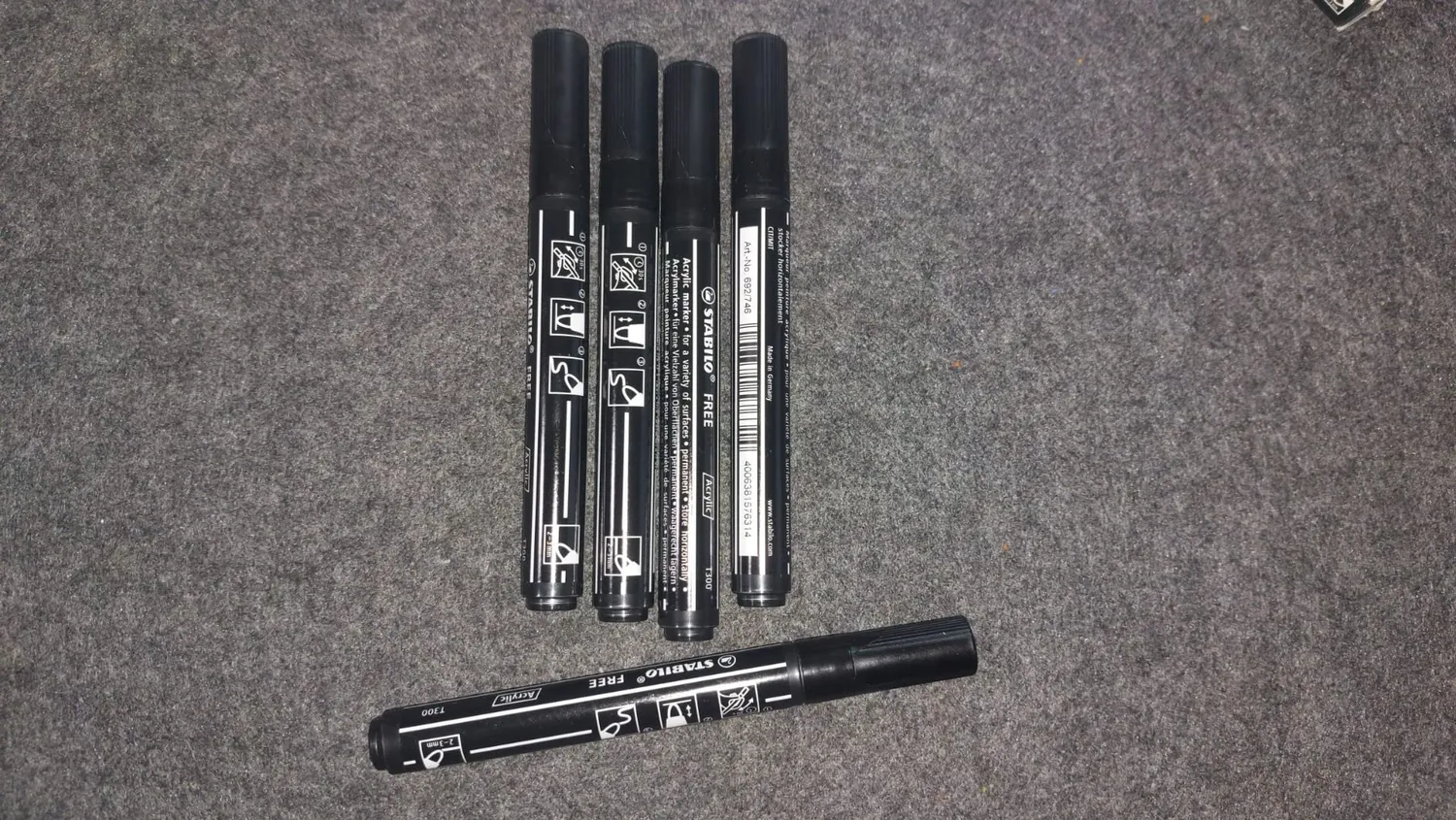 STABILO FREE Acrylic T300 Acrylmarker 2-3 mm