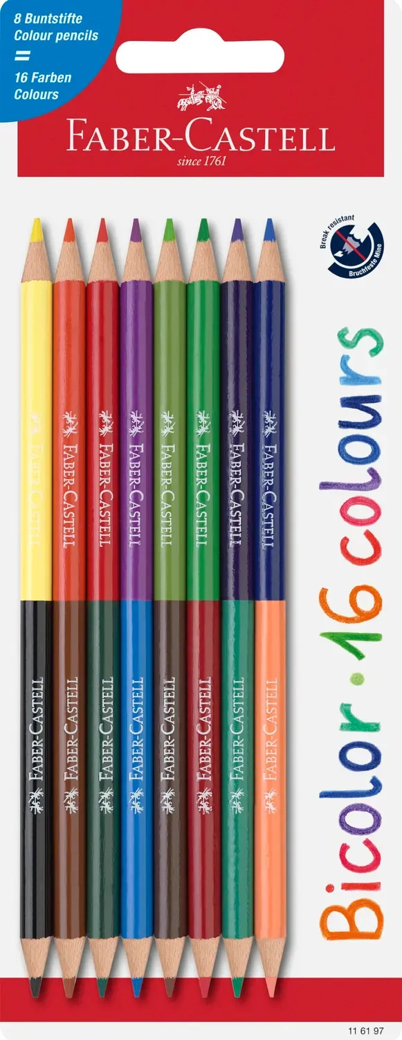 Faber-Castell Bicolor Buntstifte zweifarbig