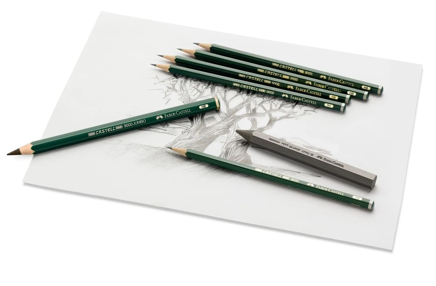 Faber-Castell Perfect Pencil Castell 9000 Ersatzbleistift B