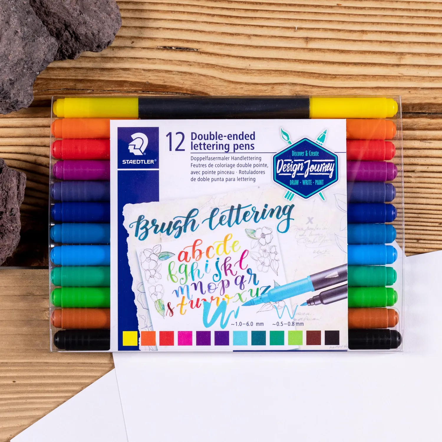 STAEDTLER 3004 Doppelfasermaler Handlettering doppelseitig