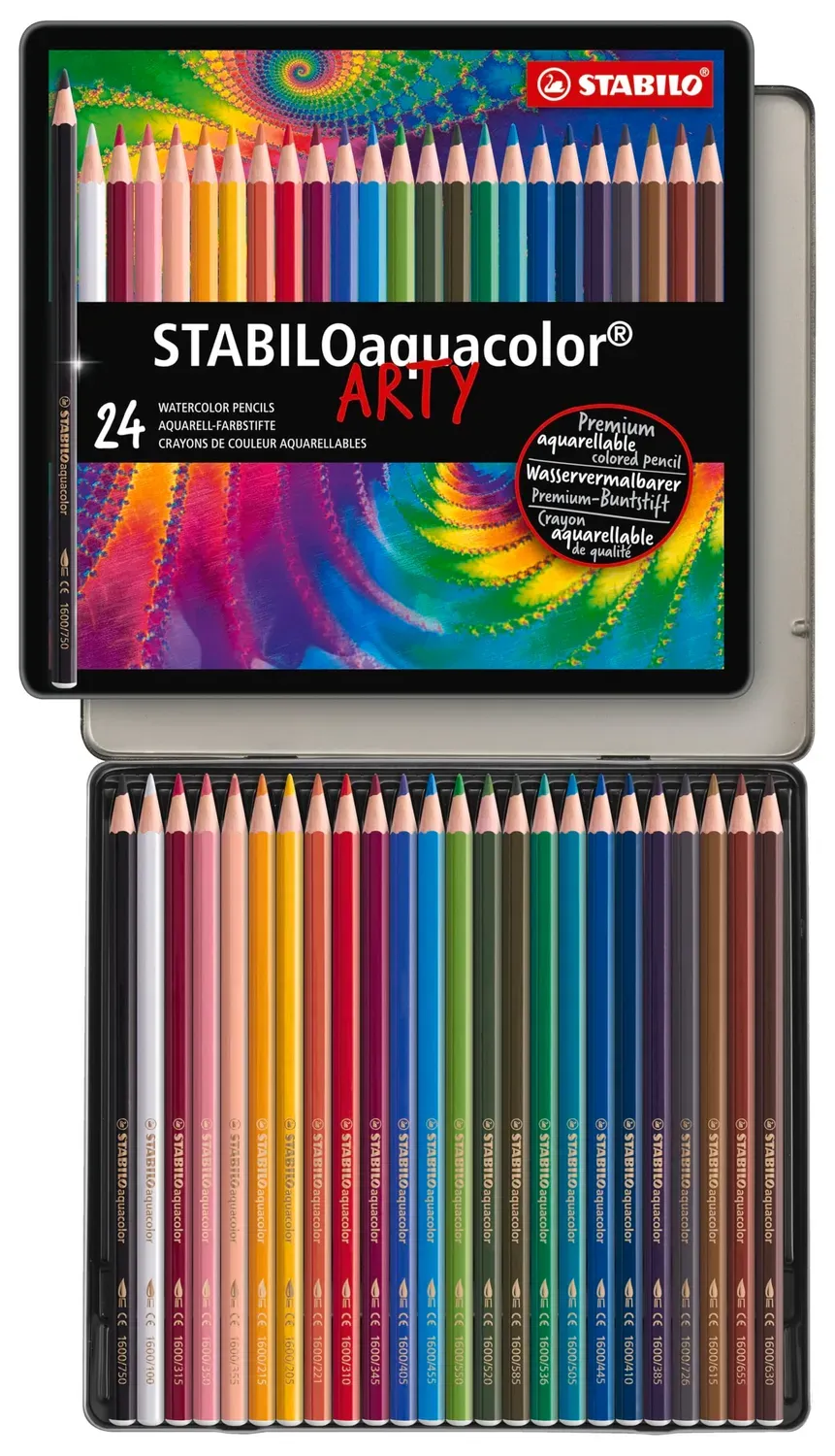STABILO STABILOaquacolor Aquarell-Buntstift ARTY Metalletui
