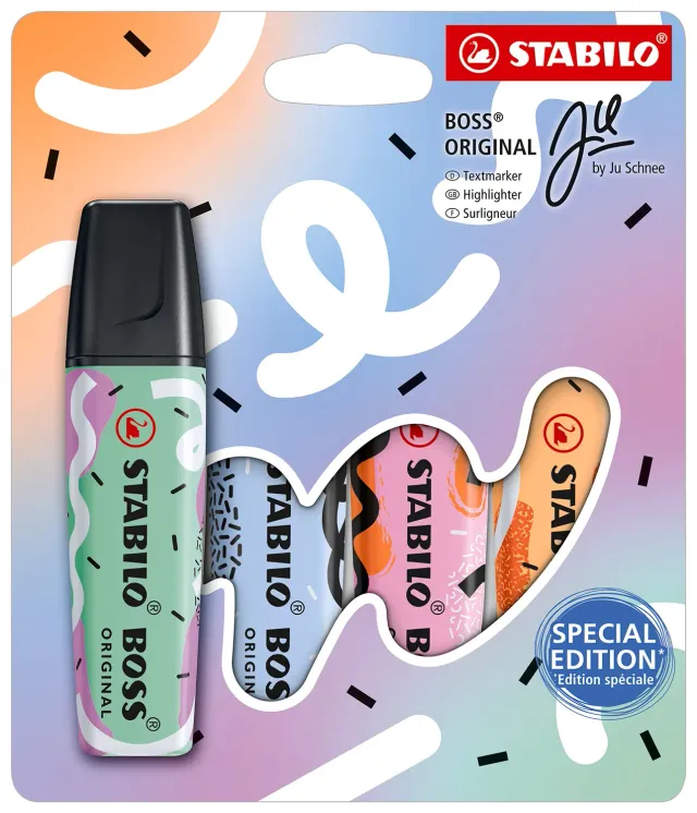 STABILO BOSS Original Textmarker Pastell by Ju Schnee
