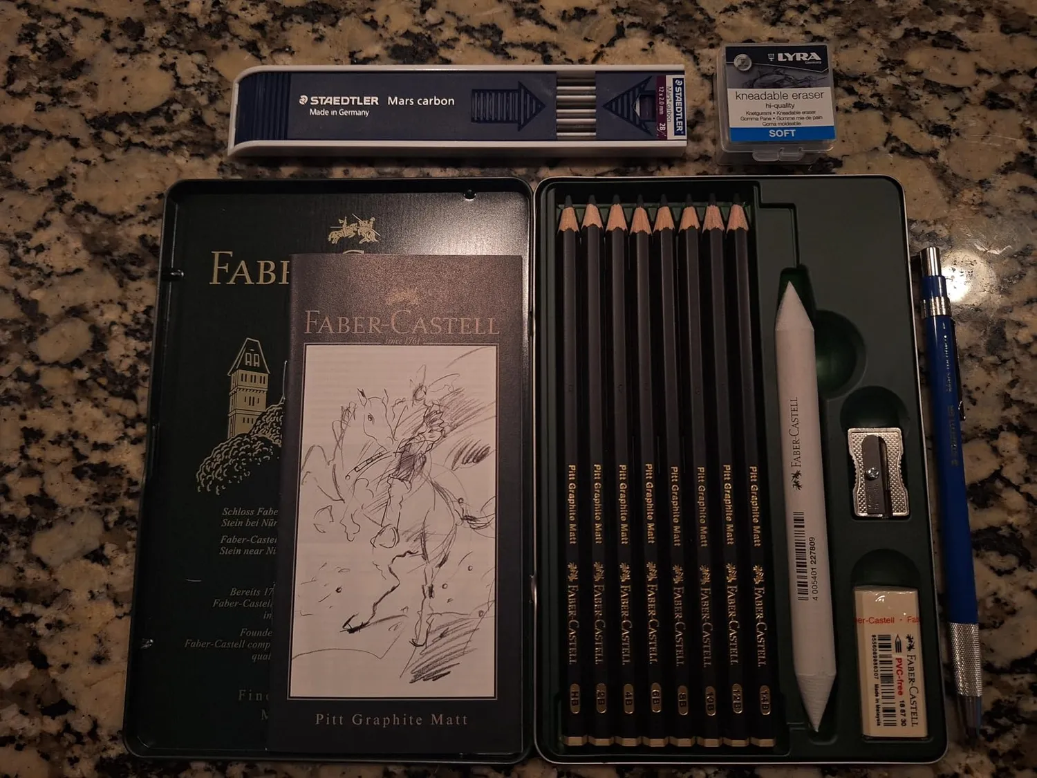 Faber-Castell Pitt Graphite Matt Bleistift-Set ultramatt