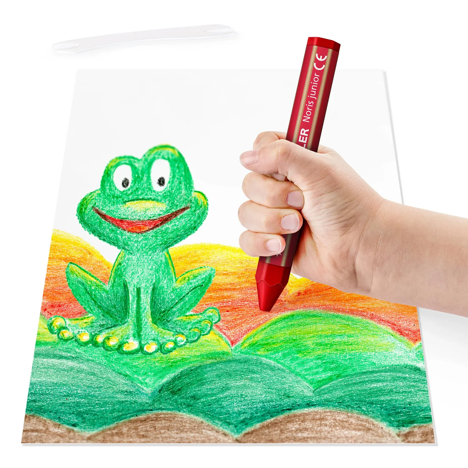 STAEDTLER Noris junior 224 Wachsmalkreide sechskant